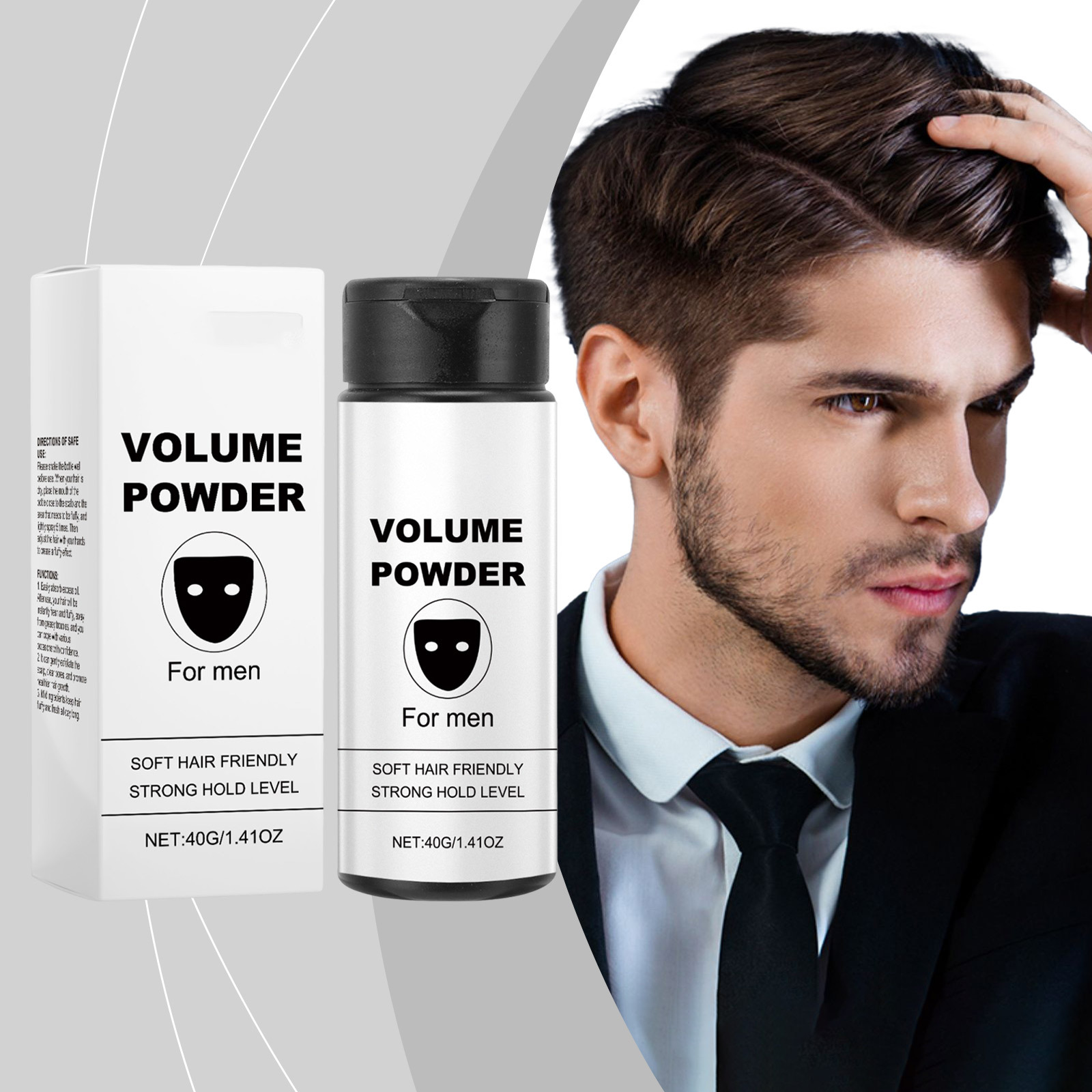 Men'S Grooming Wax - Пудра для объема волос для мужчин: