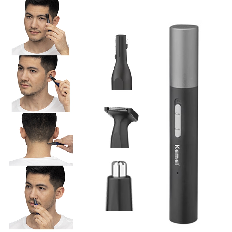 Grooming Men'S Eyebrows - Электрический триммер Kemei Pro для носа,