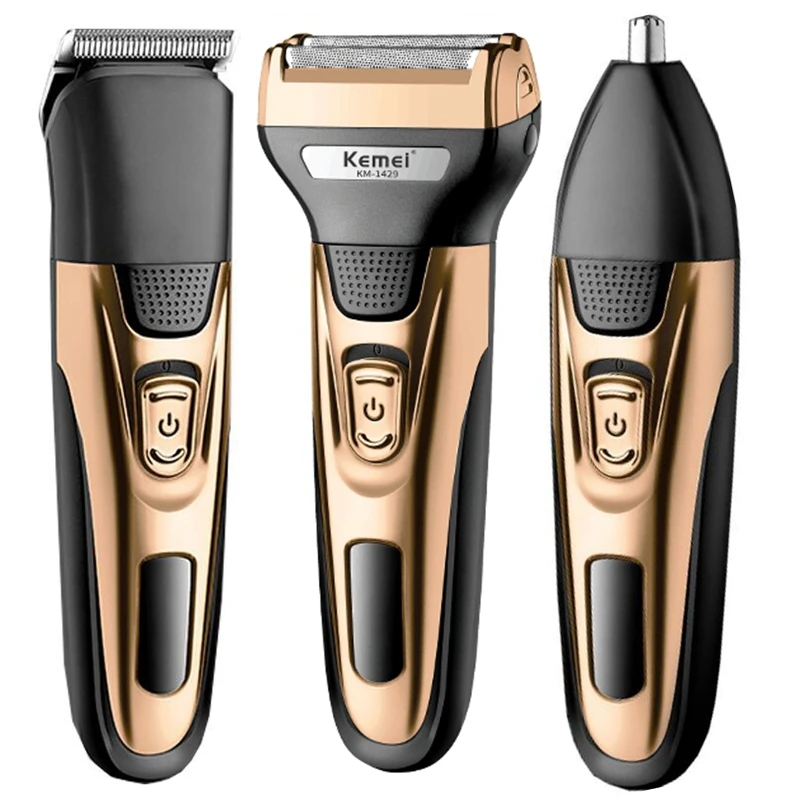 Men'S Grooming Hair And Body Wash - Электрическая бритва KEMEI 3-в-1 для мужчин: