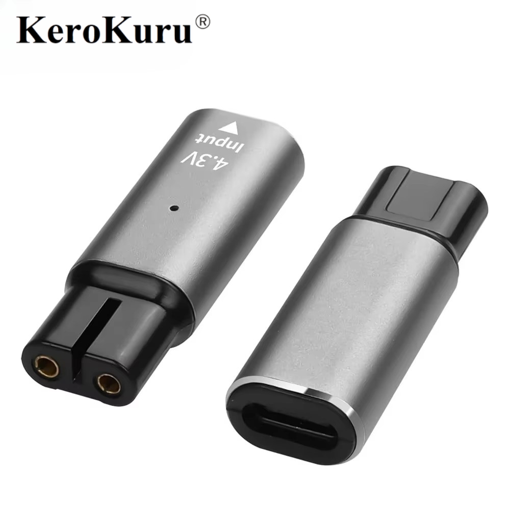Men'S Grooming Shaver - Зарядное устройство-адаптер Kerokuru 4.3V Type-C для