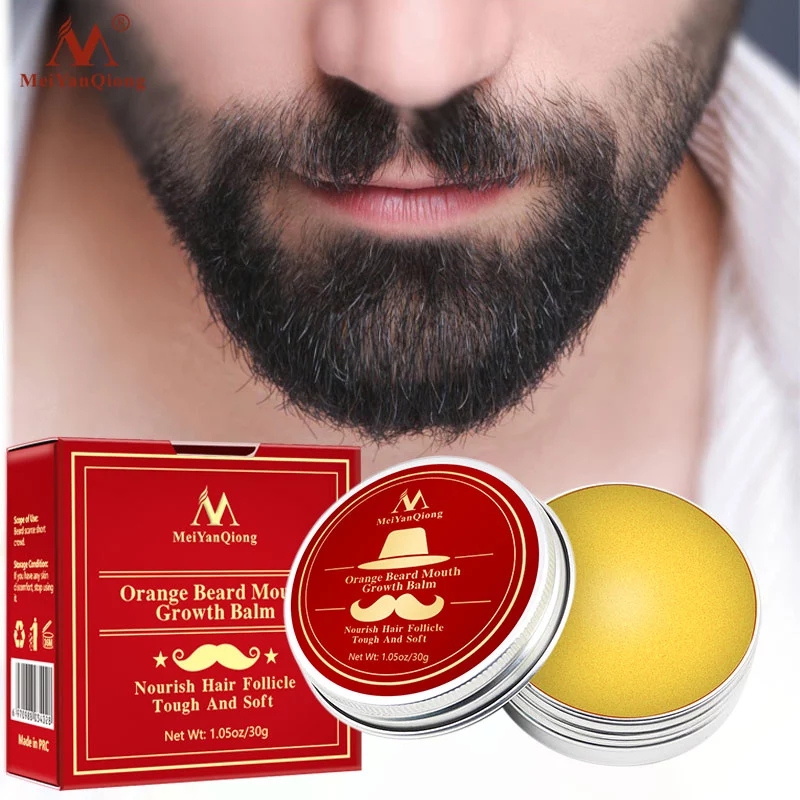 Men'S Grooming Wax - Натуральное оранжевое органическое масло для бороды,