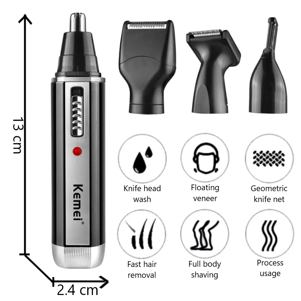 Kemei 4 в 1, триммер для мужчи – обзор и цена Grooming Men'S Eyebrows