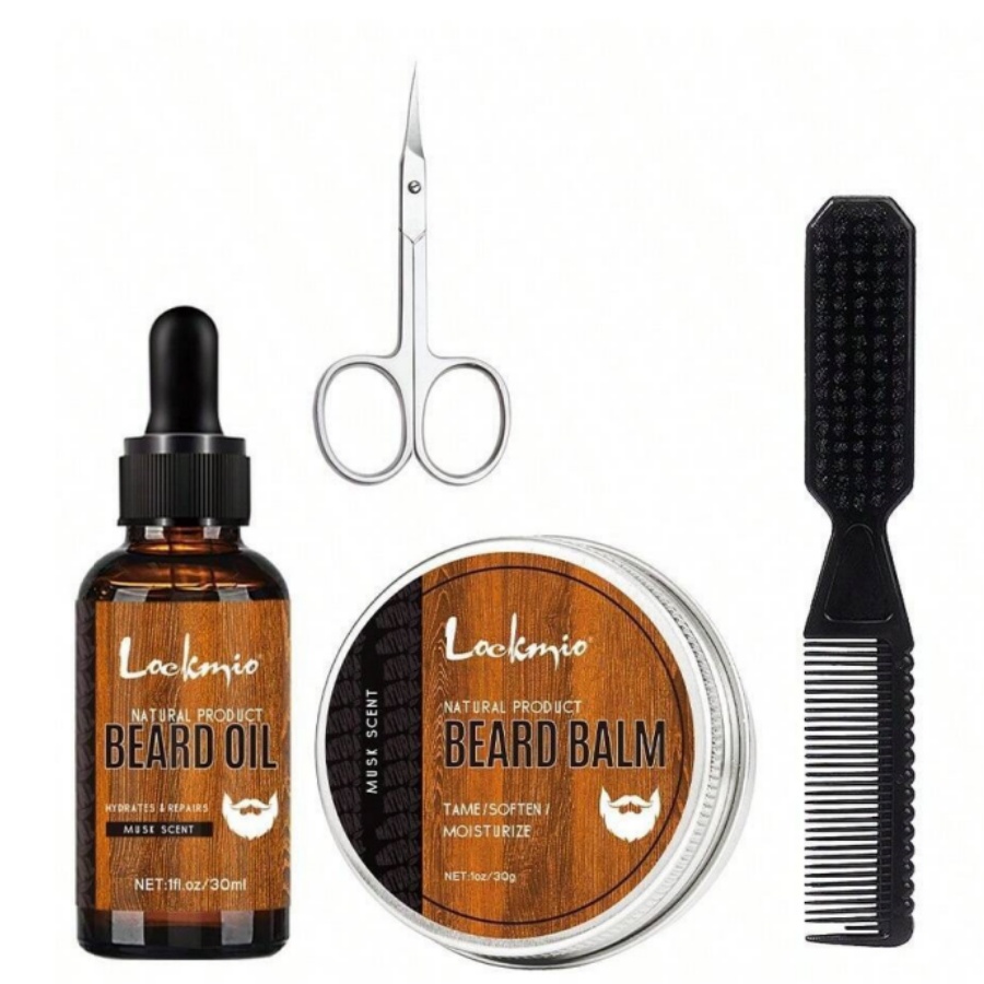 4 шт., набор бальзама для боро – обзор и цена Men'S Grooming Wax