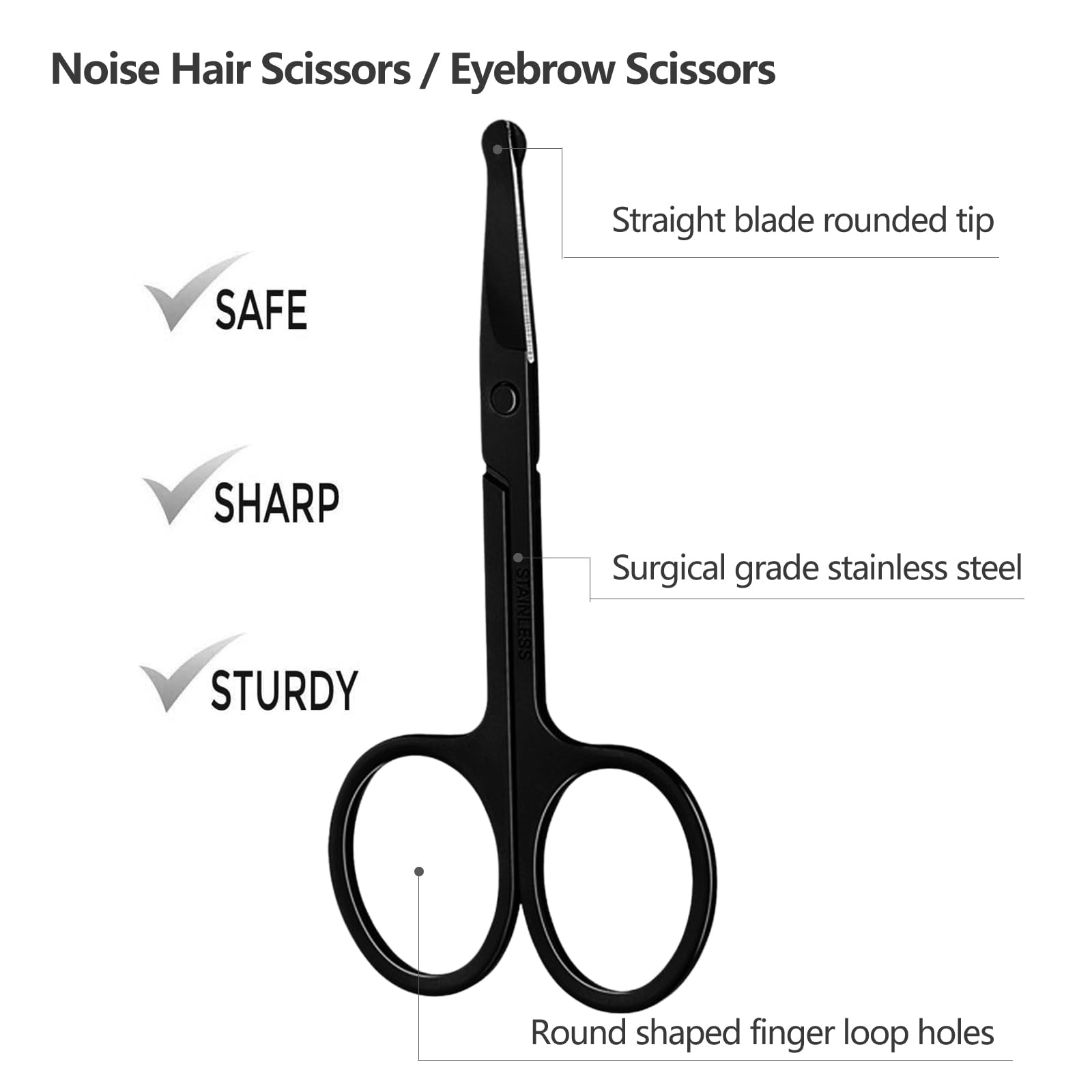 Ножницы для бровей с расческой – обзор и цена Grooming Men'S Eyebrows