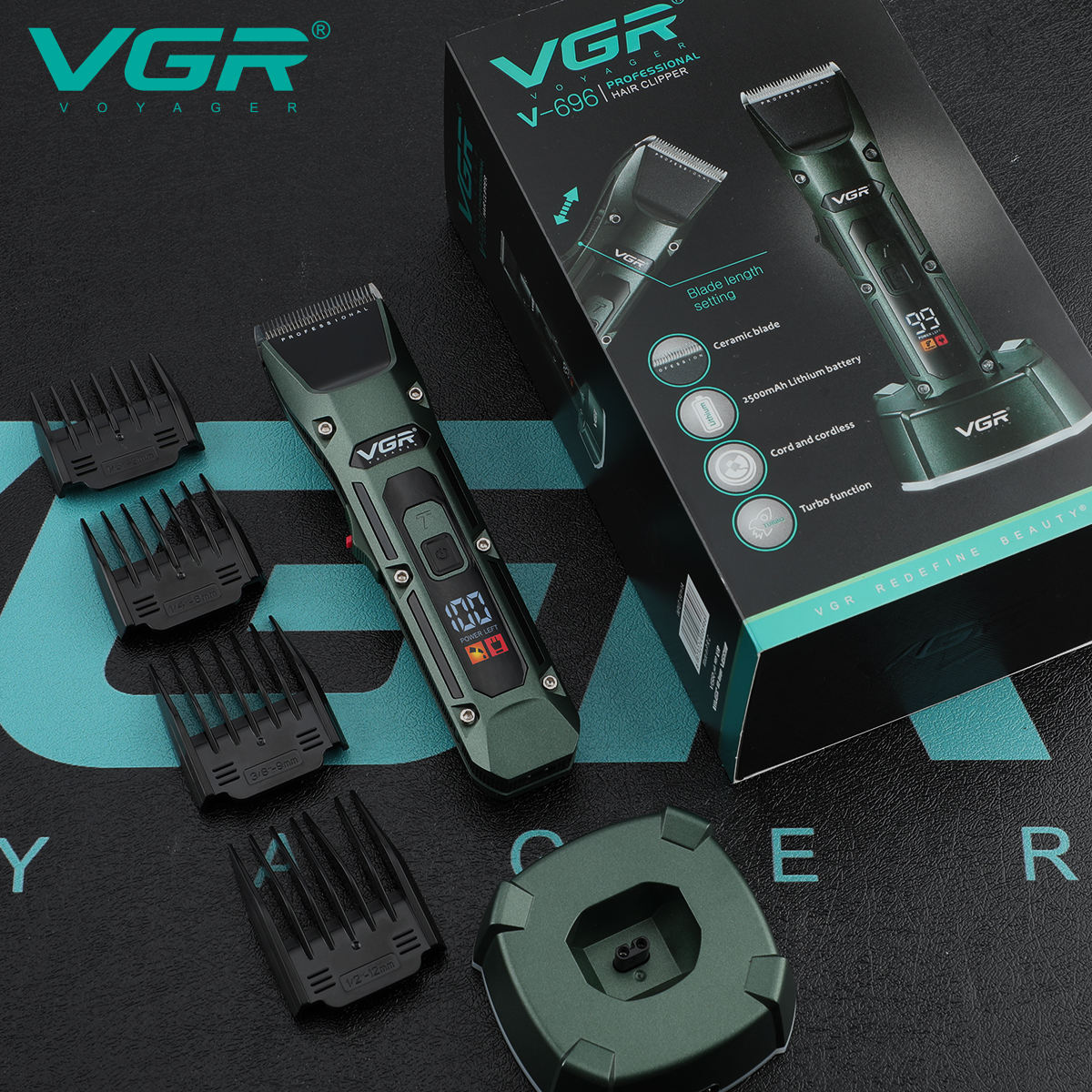 VGR V-696 Новый металлический  – обзор и цена Men'S Grooming Haircut